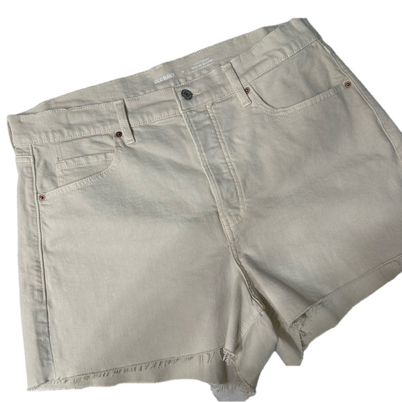 Old Navy Distressed Ultra‎ High Wasted Shorts Size 16 - Picture 1 of 9